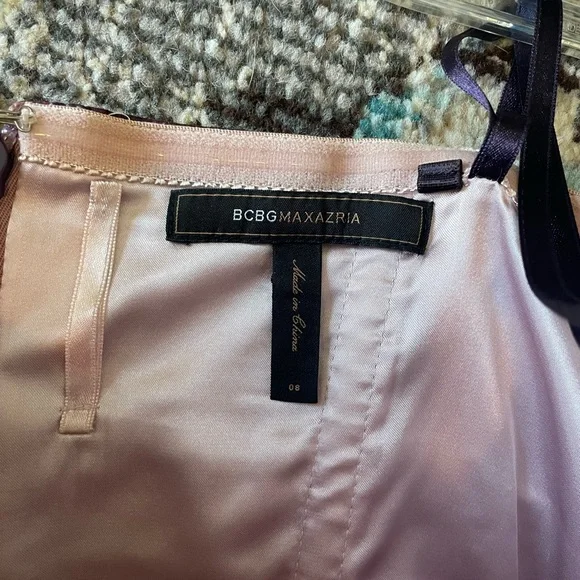 BCBG MaxAzria Strapless Cocktail Dress Size 8 - Picture 5 of 8